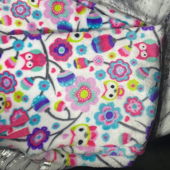 NWT small soft plush owl print pajama pants - Picture 3 of 3